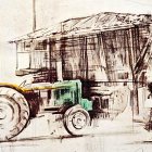 Una de las obras de la exposición.