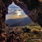 Vista de las montañas que se verían afectadas por los parques eólicos de Repsol.