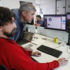 Los expertos de Technosylva analizan los datos de la evolución de los incendios de Los Ángeles esta semana desde el Parque Tecnológico de León.
