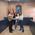 Javier Carrera y Elena Baílez con Marta Vaquero