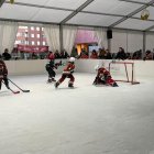 Acto de clausura de la pista de hielo de Espacio León.