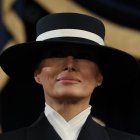 Melania Trump en la investidura de Donald Trump como 47 presidente de Estados Unidos.