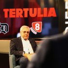 Javier Prado, en el transcurso de la entrevista.