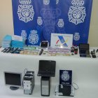 Algunos de los efectos intervenidos en la operación.