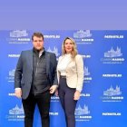 La concejala de Vox en la reunión de Madrid.