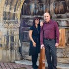 La pianista Julia Franco y el violinista Miguel F. Llamazares.