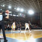 El ambiente en el Palacio de Deportes fue espectacular durante el partido entre España y Bélgica.