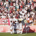 La Cultural celebra la victoria ante el Zamora CF en el Ruta de la Plata con gol de Chacón.