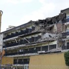 Derribo del edificio de San Marcos, hace siete años.