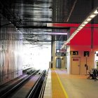 Andenes subterráneos de la pasante provisional de León.