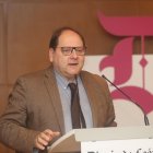 Javier Carrera, durante su ponencia.
