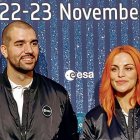 Los leoneses Pablo Álvarez y Sara García en París en 2022 cuando fueron seleccionados.