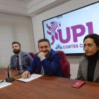 Luis Mariano Santos y Alicia Gallego, en una imagen de archivo en la sede de UPL.