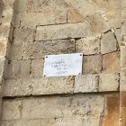 Cartel con el nombre de José Antonio Primo de Rivera.