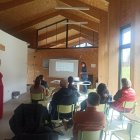 Un momento de la jornada celebrada en el centro coworking de Caboalles.