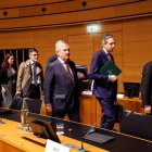 Reunión de los ministros de Economía de la UE para abordar los aranceles de Trump.