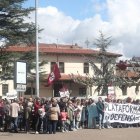 Movilización del pasado domingo a favor del tren de Matallana.