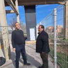 Visita del alcalde, Javier Carrera y el concejal de Obras, Pedro Montiel.