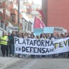 Movilización del día 6 de abril en la capital leonesa.