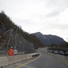 Un 'bypass' permite desde finales de noviembre sortear el argayo en la autopista.