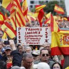 Manifestación organizada por la Plataforma por la España Constitucional.