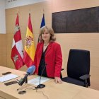 Ana del Ser, al inicio de la comparecencia de ayer.