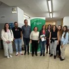 Los estudiantes de Secundaria con profesores del Campus.