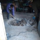 La búsqueda infructuosa de posibles restos de Mari Trini y su bebé en 2018 en Berbes.