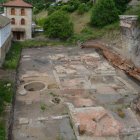 Vista panorámica de las excavaciones en la ferrería de San Blas.