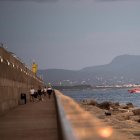 Imagen de archivo de una barca de Salvamento Marítimo llegando al puerto de Palma con varios migrantes rescatados. EFE/ Atienza.