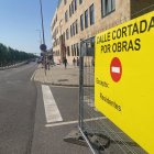 Aspecto que presentaban los juzgados esta mañana en León.