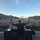 Albert Novo durante su actuación en Simancas.