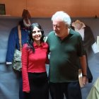 irene García Lino y Julio Llamazares.