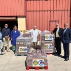 Donación del Rotary Club de León al Banco de Alimentos.