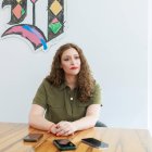Ester Muñoz, nueva portavoz del PP nacional, en un momento de su entrevista