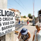 Protestas pasos a nivel