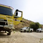 Medioa apostados en la zona esperando intervenir.