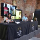 Los autores, Del Reguero y Fanjul, durante la presentación.