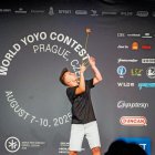 El astorgano Héctor Fidalgo, en una de sus actuaciones en el campeonato nacional de Praga.