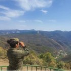 Archivo - Militar del Ejército de Tierra en la operación de lucha contra incendios en Castilla y León.