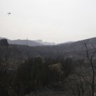 Campo quemado en la zona de Las Médulas, a 11 de agosto de 2025, en El Bierzo , León, Castilla y León (España).