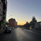 Vista de alumbrado público en Astorga.