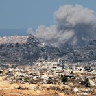 Ofensiva terrestre a manos del Ejército israelí en Gaza.