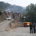 Imagen de agosto del incendio en Lusío.