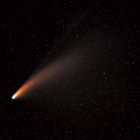 Foto de archivo de un meteorito.  Recreación artística del asteroide 1998 KY26.