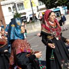 Exhibición de indumentaria tradicional leonesa el pasado fin de semana.