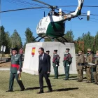 Homenaje en Zamora a los guardias civiles leoneses fallecidos.