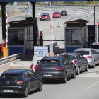 El peaje de la autopista León-Campomanes, en La Magdalena