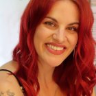 Sara García Alonso, bióloga molecular y astronauta reserva de la ESA, durante su participación en la Feria del Libro de Madrid 2025