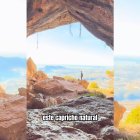 Desde el interior del Forat de Bernia, este capricho natural ofrece una de las panorámicas más fotogénicas del litoral alicantino